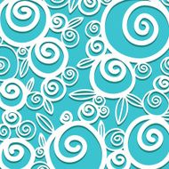 Holiday floral background in white and blue N2