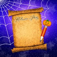 parchment for Halloween