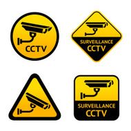 Video surveillance new set stickers