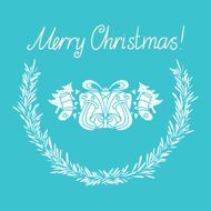 Holiday Merry Christmas card