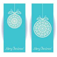Set holiday Merry Christmas banners