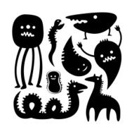 Monster Silhouettes N2
