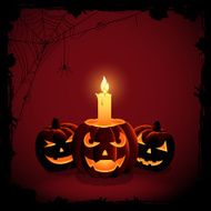 Halloween candle N3