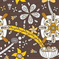 Floral background N1140