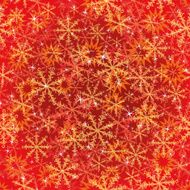 Seamless pattern with stars and snowflakes