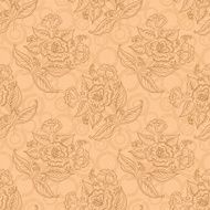 Seamless floral background N353