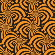 abstract orange seamless pattern