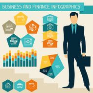 Business and finance infographics N2