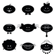 Funny faces set N2