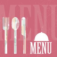 vector menu template N5
