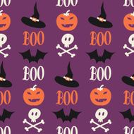 Seamless halloween background N8