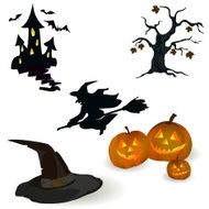 icon set for Halloween