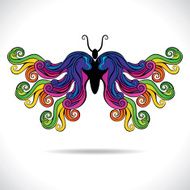 abstract butterfly N7