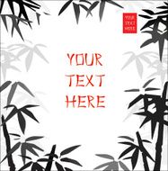 Vector bamboo background
