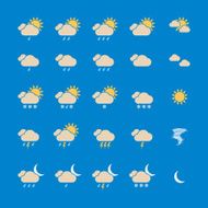 Weather Icon Set Vector