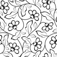 abstract flowers seamless pattern N4