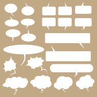 Talk and think bubles