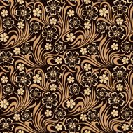 Seamless floral pattern vector illustration N22