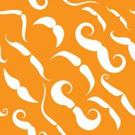 Mustache seamless pattern N15