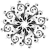 Floral Design Ornament