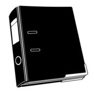 Folder Silhouette Icon