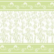 Seamless pattern bamboo