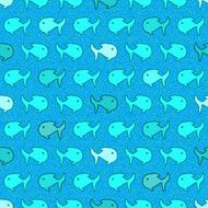 Seamless pattern of fish N2