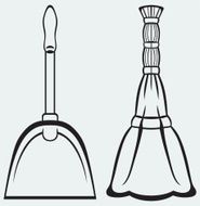 Broom and dustpan N2