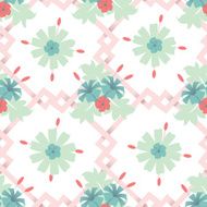 Seamless floral wallpaper background N3