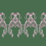 Ornate vector dragon patterns N4