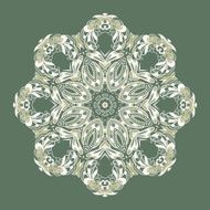 Ornate vector dragon patterns N6
