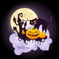 Vector Halloween Background N61