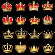 set gold crowns