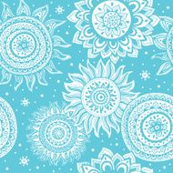 Beautiful blue seamless