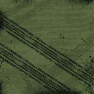 Military tire track background