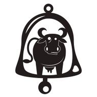 cow bell silhouette