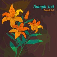 Floral background with space for text N5