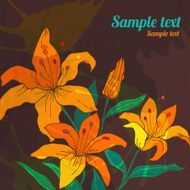 Floral background with a space for text N4