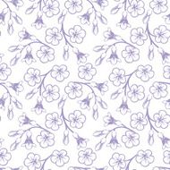 Seamless pattern with flowers Vector illustration N11