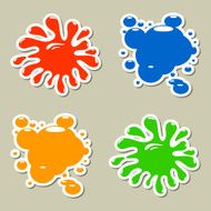 Blots stickers