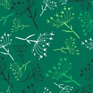 Dandelion green pattern N2