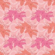 Seamless floral background N356