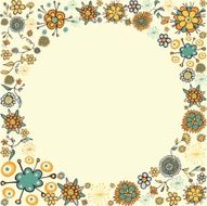 Spring flowers frame N3