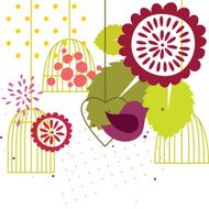 Vector floral background N72