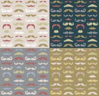 mustache pattern N2
