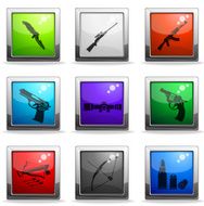 Weapon icon set N2