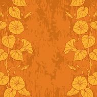 Background with flowers Ipomoea N3