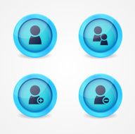 Set of glossy internet icons N3