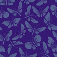night moth butterflies seamless background