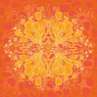 Seamless floral background N357